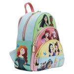 Loungefly Disney Princess Collage Triple Pocket Mini Backpack