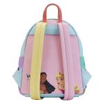 Loungefly Disney Princess Collage Triple Pocket Mini Backpack
