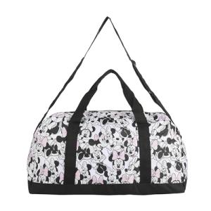 Disney Minnie Mouse All-Over Print White 21" Packable Duffel