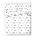 Jay Franco Disney Mickey Mouse & Minnie Mouse Queen Size Comforter Set - 7 Piece Bedding Includes Sheet Set & Pillow Covers - Super Soft Cozy Bedding