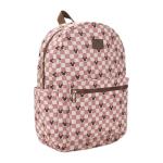 Disney Mickey Mouse Adult Pink Checkered 16.5" Travel Backpack