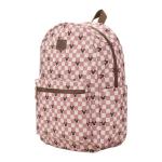 Disney Mickey Mouse Adult Pink Checkered 16.5" Travel Backpack