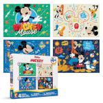 Disney Mickey Mouse & Friends - CEACO 4-in-1 Multipack Jigsaw Puzzles - Made for Kids - Ages 3–6+