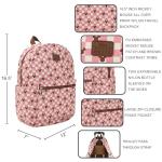 Disney Mickey Mouse Adult Pink Checkered 16.5" Travel Backpack