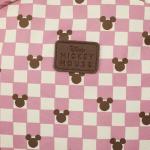 Disney Mickey Mouse Adult Pink Checkered 16.5" Travel Backpack