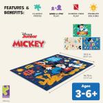 Disney Mickey Mouse & Friends - CEACO 4-in-1 Multipack Jigsaw Puzzles - Made for Kids - Ages 3–6+