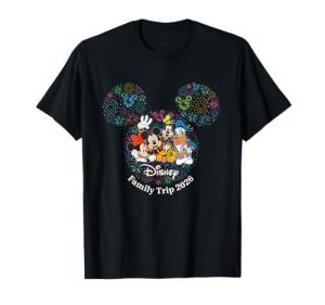 Disney Mickey & Friends Fireworks Vacation Family Trip 2026 T-Shirt