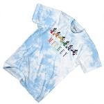 Disney Mens Mickey Mouse Shirt - Classic Mickey Mouse Tie Dye Tee Shirt - Mickey Mouse Tie Dye Wash Graphic T-Shirt (Tie Dye Blue, Medium)
