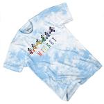 Disney Mens Mickey Mouse Shirt - Classic Mickey Mouse Tie Dye Tee Shirt - Mickey Mouse Tie Dye Wash Graphic T-Shirt (Tie Dye Blue, Medium)