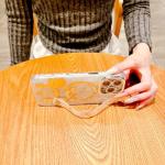 AYABUCO for iPhone 15 Pro Case, Cute Cartoon Mouse Pattern with Wrist Strap Kickstand, Glitter Bling IMD Design, Soft TPU Shockproof Full-Body Protection, for Girls & Women