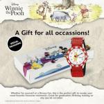 Disney Kids' Bezel Stainless Steel Time Teacher Analog Nylon Strap Watch