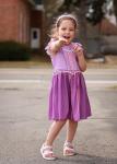 Disney Princess Rapunzel Toddler Girl Dresses 2 Pack Purple Ruffle Sleeve Costume & Casual Sleeveless Sundress Set Birthday Summer Clothes 4-5T