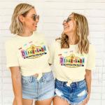 Magical Shirt for Women Magic Kingdom Castle Tshirt Princess Shirts Family Vacation Tee Casual Holiday Top Apricot