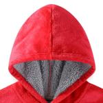 Disney Cars Lightning McQueen Tow Mater Sherpa Lined Oversized Hoodie with Pockets for Big Kid One Size (Fits Sizes 4 to 10) Red