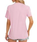 Magical Shirt for Women Castle Graphic Tee Magic Kingdom T Shirt Cute Holiday Vacation Shirt Short Sleeve Casual Tops(Small, Pink)