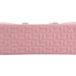 Disney Minnie Mouse EVA Gummy Tote Bag – Waterproof Rubber Beach Bag, Pink Minnie Design, Large 16.5" Carry-All for Pool, Travel & Everyday Use