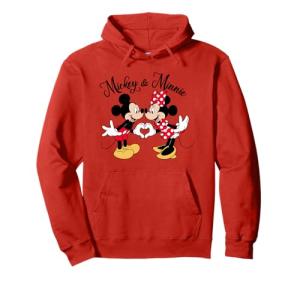 Disney Mickey And Friends Valentine's Day Mickey & Minnie Pullover Hoodie