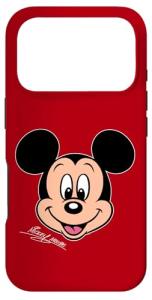 Disney Mickey Mouse Big Face Forward Character Trip Matching Case for iPhone 17 Pro
