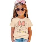 GLIGLITTR Magic Shirt for Toddler Baby Girls Magical Kingdom Tshirt Cute Castle Outfit Holiday Family Vacation Summer Tee Top(Apricot,5-6Years)