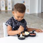 Bumkins Disney Toddler Utensils, Kids Size Fork and Spoon Set, Silicone and Stainless-Steel Training Silverware, Fork / Spork for Self-Feeding, Children Learning to Eat, 18 Mos Up, Mickey Mouse