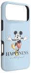 Disney 100 Anniversary Mickey Mouse D100 Quote Happiness Case for iPhone 17 Pro Max