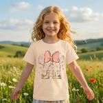 GLIGLITTR Magic Shirt for Toddler Baby Girls Magical Kingdom Tshirt Cute Castle Outfit Holiday Family Vacation Summer Tee Top(Apricot,5-6Years)