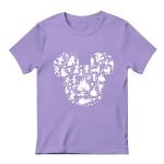 Vieawfi Magic Kingdom Shirts for Girls Magical Castle Fairy Graphic Cute T Shirt Kids Holiday Family Vacation Trip Tee Tops(Purple,120)