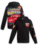 Disney Womens Zip Up Hoodies - Cars Lightning McQueen Lilo and Stitch Angel Fleece Graphic Sweatshirts for Women (S-3X), Size Medium, Black Mcqueen