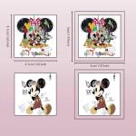 20Sheets Mickey Mouse Temporary Tattoos Birthday Themed Party Supplies Decoration Favors Cartoon Cute Sticker for Teens Home Activity Prizes Carnival Christmas Rewards (Mickey)