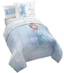 Disney Frozen 2 Elsa Color Block 7 Piece Full Bed Set - Includes Reversible Comforter & Sheet Set Bedding - Super Soft Fade Resistant Microfiber - (Official Disney Product)