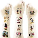 20Sheets Mickey Mouse Temporary Tattoos Birthday Themed Party Supplies Decoration Favors Cartoon Cute Sticker for Teens Home Activity Prizes Carnival Christmas Rewards (Mickey)