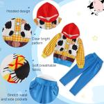 Eledobby Princess Costume for Boys Halloween Outfits Kids Long Sleeve Hoodie+Pants Set Christmas Birthday Gift 9-10 Years