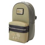 Loungefly Disney Mickey and Friends Faux Leather and Canvas Water Bottle Crossbody Bag