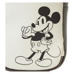Loungefly Disney Mickey and Friends Faux Leather and Canvas Water Bottle Crossbody Bag