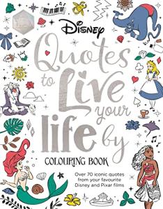 Disney Inspirational Quotes Coloring Book