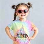Magical Shirt for Girl: Magic Kingdom Prinecess Tshirt Princess Shirts Youth Girls Cute Tie Dye Family Vacation Trip Tee