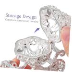Cinderella Carriage Trinket Box with Rhinestones