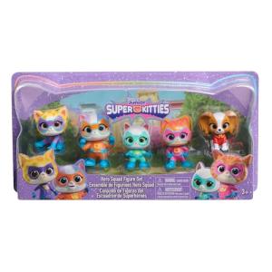 Disney Junior SuperKitties Hero Squad Figure Set