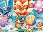 Mickey's Air Balloon 300-Piece Jigsaw Puzzle
