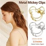 5-Pack Disney Mouse Ear Hair Claw Clips