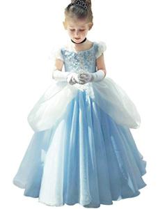 Cinderella Princess Dress for Halloween Dress-Up