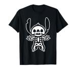 Disney Stitch Skeleton Halloween T-Shirt