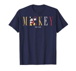 Disney Mickey Mouse Est 1928 Men's T-Shirt