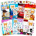 Disney Temporary Tattoos Party Favors Mega Bundle
