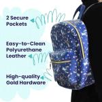 Disney Stitch Floral Mini Backpack Purse