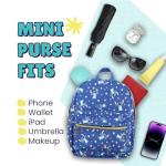 Disney Stitch Floral Mini Backpack Purse