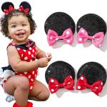 Ayesha Sequin Mouse Ears Hair Clips for Girls