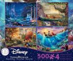 Disney Dreams 4 in 1 Jigsaw Puzzle Set