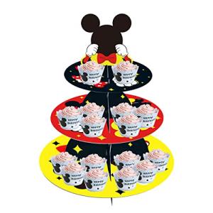 Mickey and Minnie 3-Tier Cupcake Stand 12-Inch
