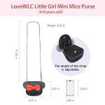 Cute Mouse Ear Bow Crossbody Purse for Kids